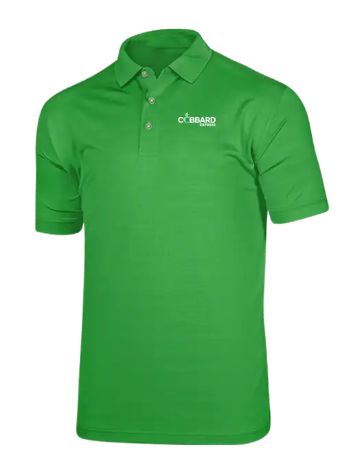 Callaway Vibrant Kelly Green Ventilated Polo w/Cubbard Express Logo