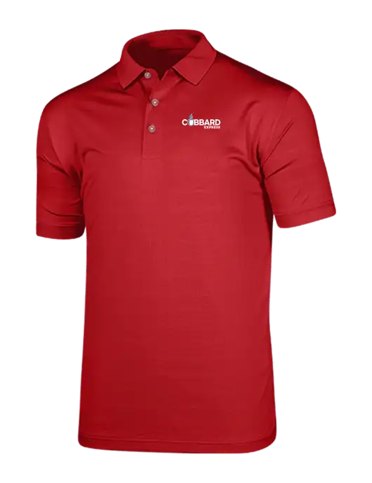 Callaway Vibrant Red Ventilated Polo w/Cubbard Express Logo
