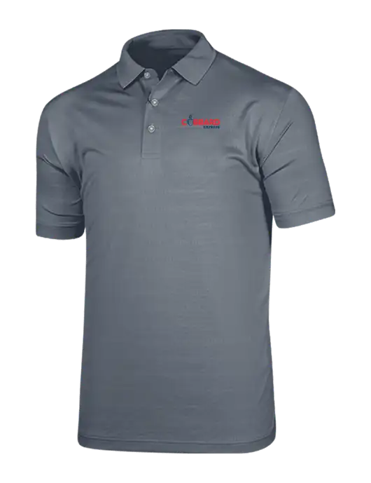 Callaway Vibrant Light Grey Ventilated Polo w/Cubbard Express Logo