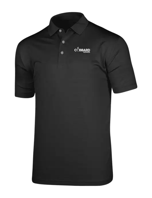 Callaway Vibrant Black Ventilated Polo w/Cubbard Express Logo
