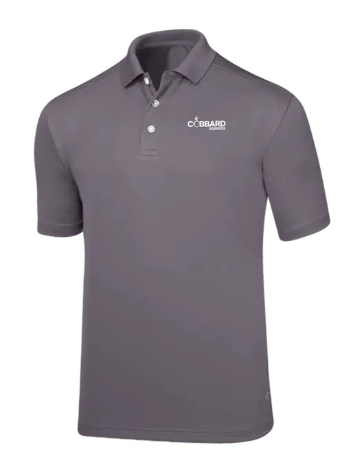 Callaway Core Medium Grey Performance Polo w/Cubbard Express Logo