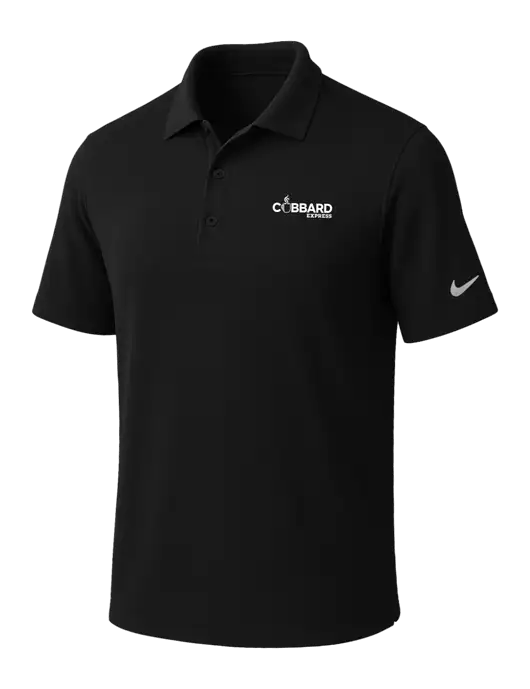 NIKE Black Dri-Fit Micro Pique Polo w/Cubbard Express Logo