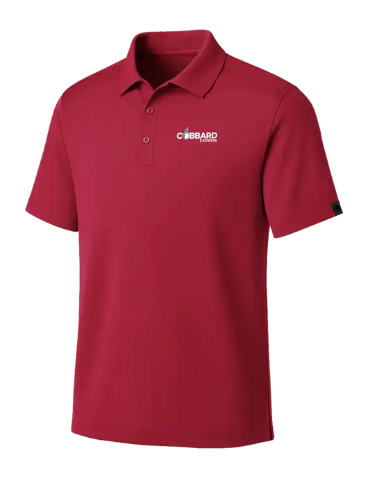 OGIO Red Framework Polo w/Cubbard Express Logo