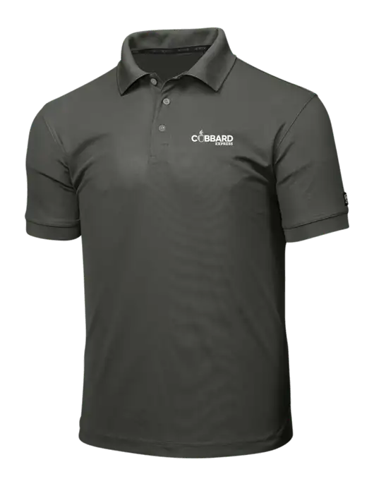OGIO Medium Grey Caliber 2.0 Polo w/Cubbard Express Logo