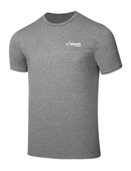Seriously Soft Grey Frost T-Shirt w/Cubbard Express Logo