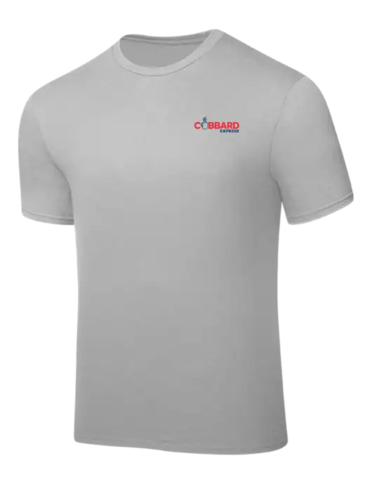 Silver PosiCharge Competitor Tee w/Cubbard Express Logo