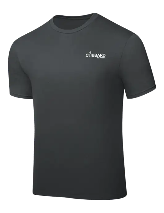 Dark Grey PosiCharge Competitor Tee w/Cubbard Express Logo