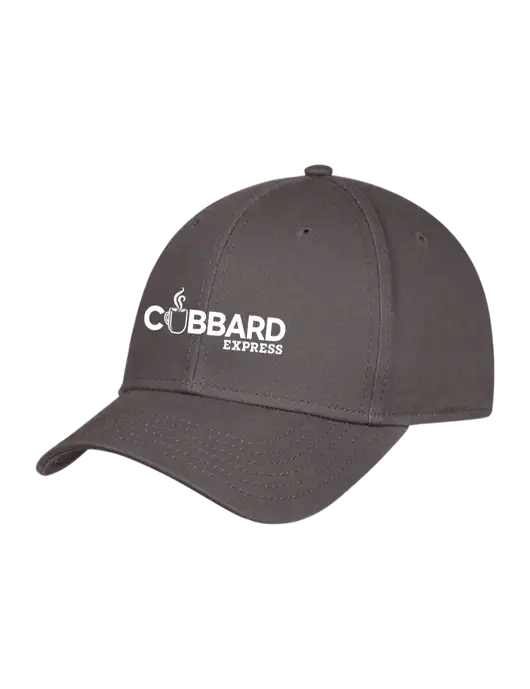 Charcoal Structured Cap Hook & Loop w/Cubbard Express Logo