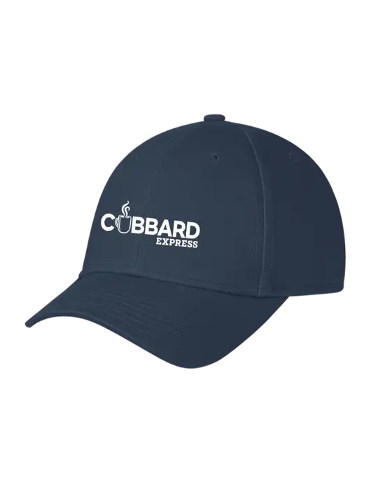 Navy Structured Cap Hook & Loop w/Cubbard Express Logo