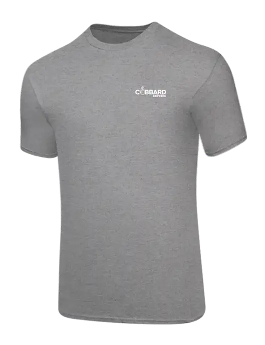 Core Blend Medium Grey Heather T-Shirt w/Cubbard Express Logo