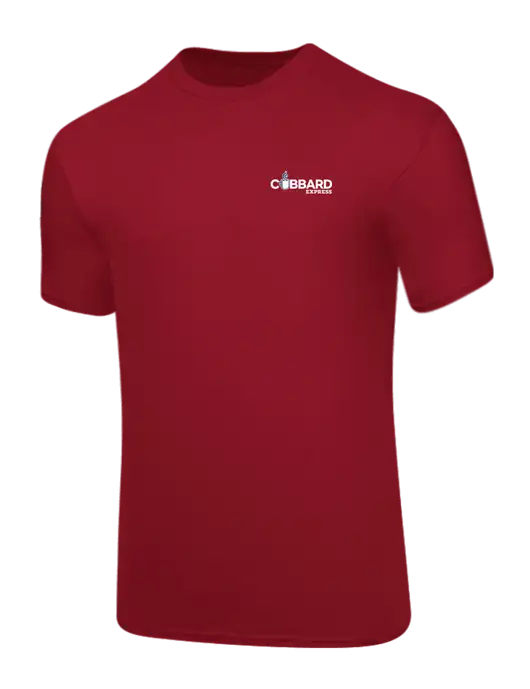 Core Blend Red T-Shirt w/Cubbard Express Logo