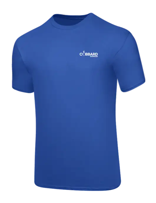 Core Blend Royal Blue T-Shirt w/Cubbard Express Logo