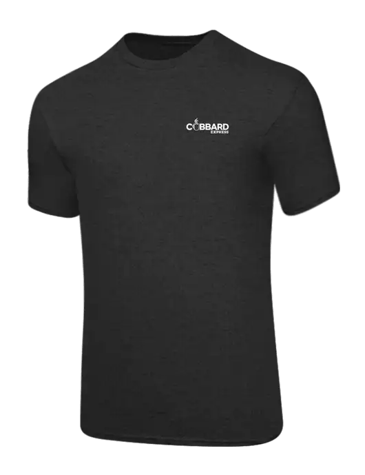 Core Blend Dark Heather Grey T-Shirt w/Cubbard Express Logo