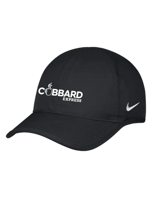 Nike Black Featherlight Cap w/Cubbard Express Logo