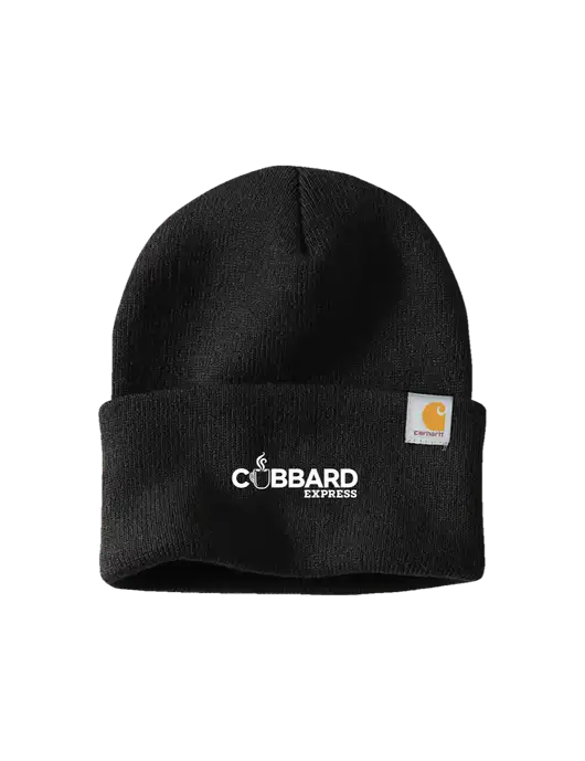 Carhartt Black Watch Cap 2.0 w/Cubbard Express Logo