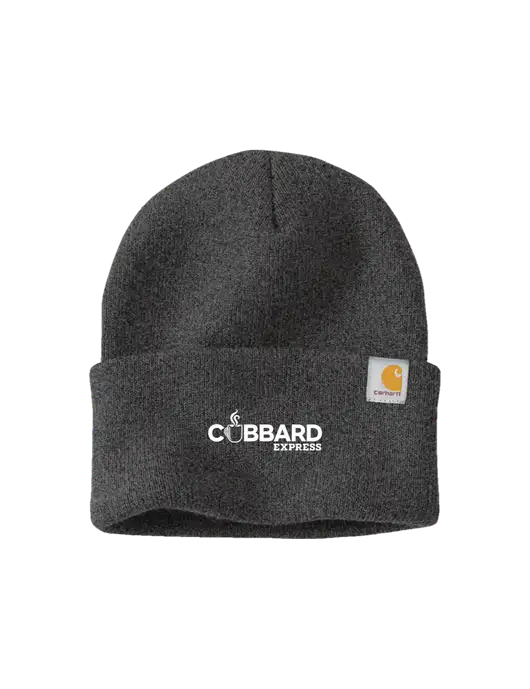 Carhartt Dark Grey Watch Cap 2.0 w/Cubbard Express Logo