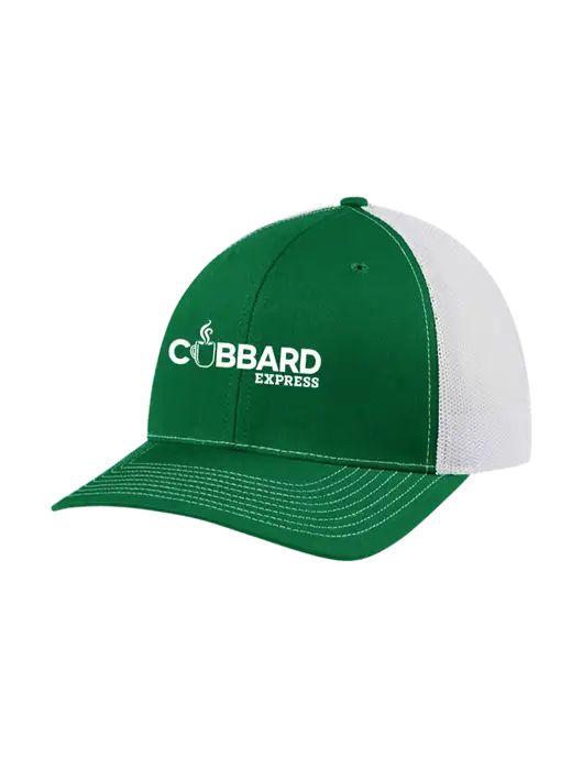 Richardson Adjustable Snapback Original 112 Trucker Cap Kelly w/White Mesh w/Cubbard Express Logo