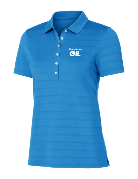 Callaway Womens Royal Blue Ventilated Polo w/Bumgarner Oil Logo