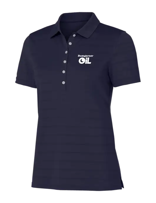 Callaway Womens Navy Ventilated Polo w/Bumgarner Oil Logo