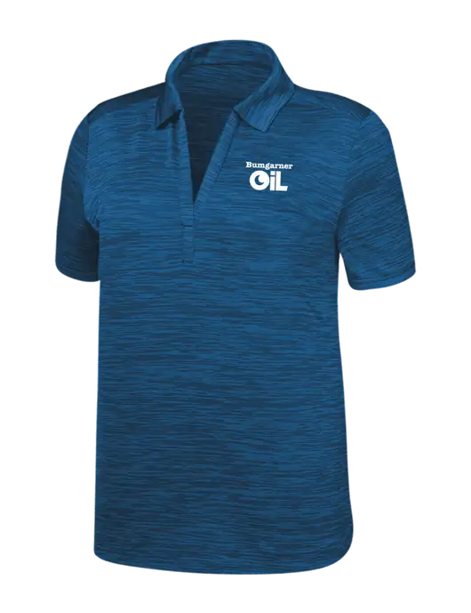 Callaway Womens Medium Slate Blue Broken Stripe w/Bumgarner Oil Logo