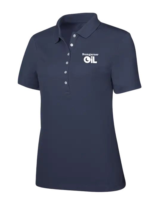 Callaway Womens Ottoman Navy Polo w/Bumgarner Oil Logo