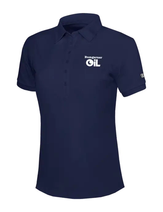 OGIO Womens Navy Jewel Polo w/Bumgarner Oil Logo