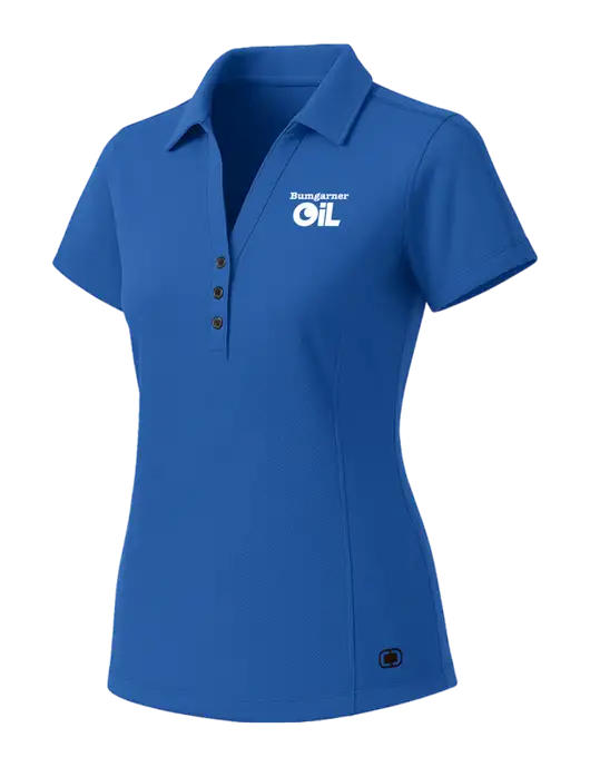 OGIO Womens Royal Blue ONYX Polo w/Bumgarner Oil Logo