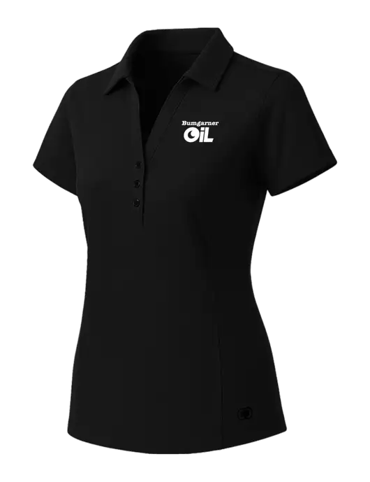 OGIO Womens Blacktop ONYX Polo w/Bumgarner Oil Logo