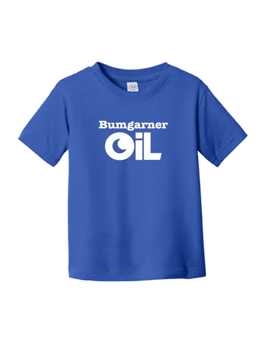 Rabbit Skins Royal Toddler Fine Jersey Tee w/Bumgarner Oil Logo