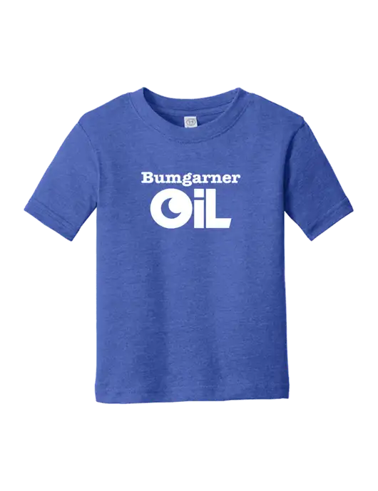Rabbit Skins Vintage Royal Toddler Fine Jersey Tee w/Bumgarner Oil Logo