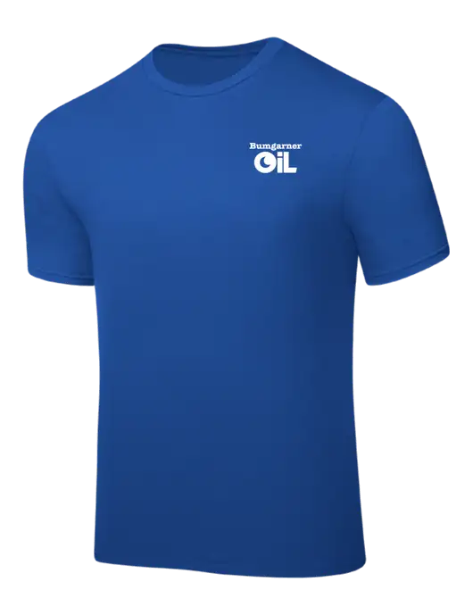 Royal PosiCharge Competitor Tee w/Bumgarner Oil Logo