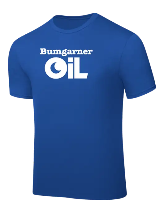 Royal PosiCharge Competitor Tee w/Bumgarner Oil Logo