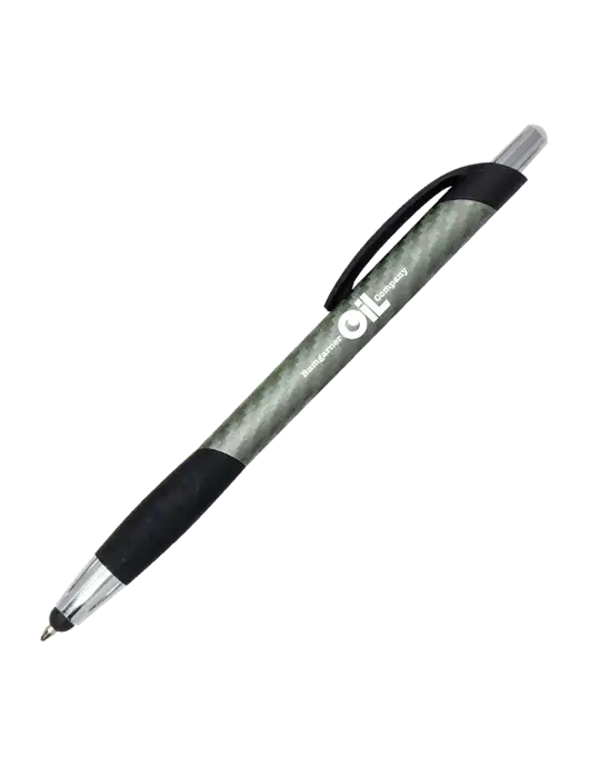 Sunray Gunmetal Stylus Pen w/Bumgarner Oil Logo