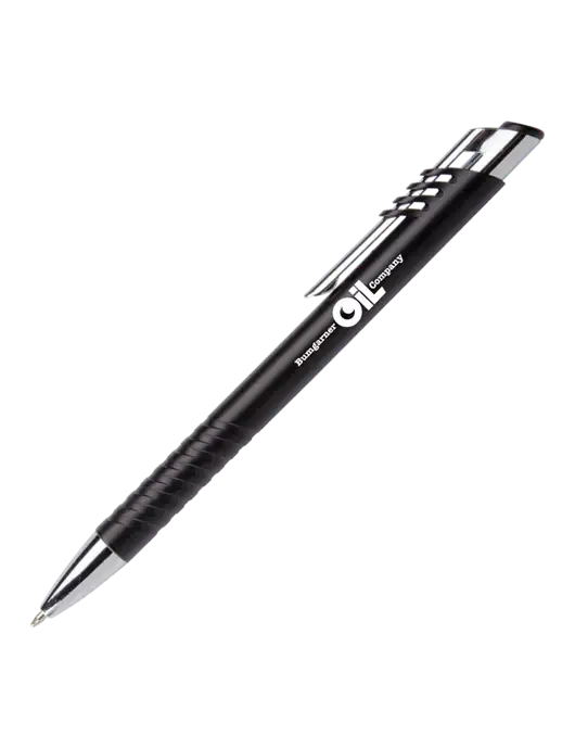 Schirhart Black Pen - Black Ink w/Bumgarner Oil Logo
