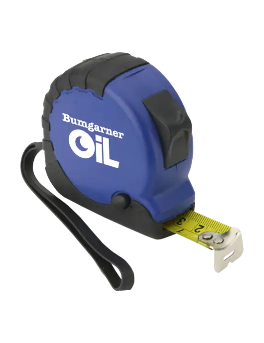 Blue Tape Measure, 16' w/Bumgarner Oil Logo