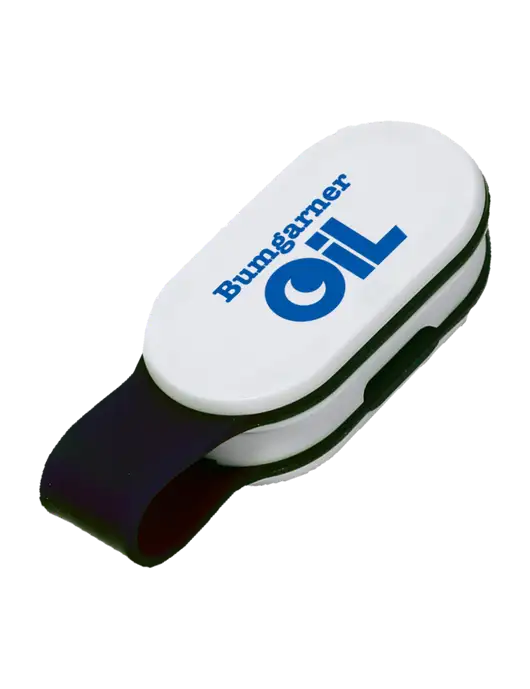 Magna Clip Black Personal Safety Light w/Bumgarner Oil Logo