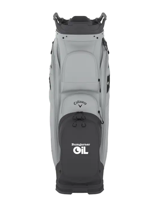 Callaway Org 14 Light Grey Golf Bag  w/Bumgarner Oil Logo