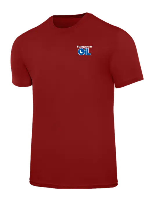 Allmade Revolution Red Organic Cotton Tee w/Bumgarner Oil Logo