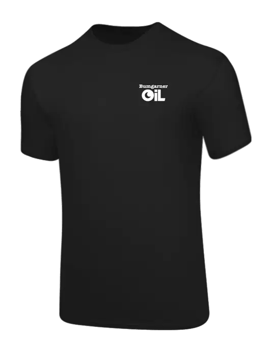 Core Blend Black T-Shirt w/Bumgarner Oil Logo