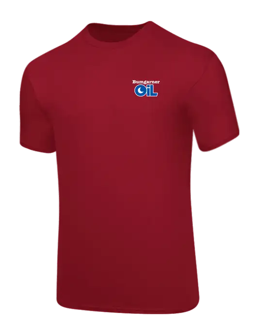 Core Blend Red T-Shirt w/Bumgarner Oil Logo