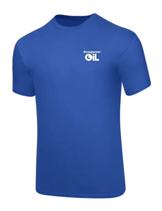 Core Blend Royal Blue T-Shirt w/Bumgarner Oil Logo