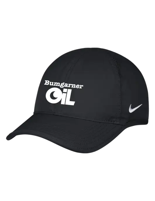 Nike Black Featherlight Cap w/Bumgarner Oil Logo