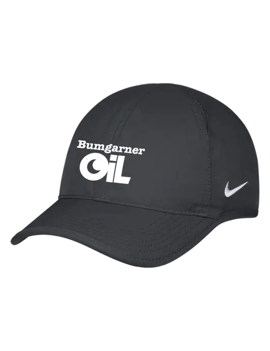 Nike Charcoal Featherlight Cap w/Bumgarner Oil Logo