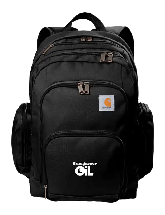 Carhartt Black Foundry Series Pro Backpack w/Bumgarner Oil Logo