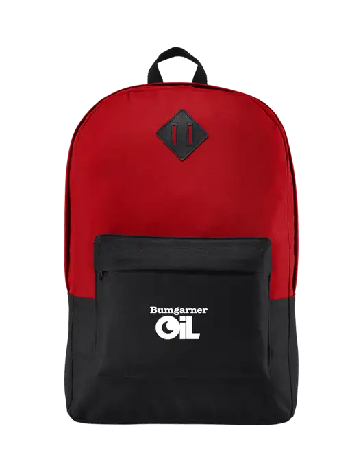 Retro True Red/Black Backpack w/Bumgarner Oil Logo