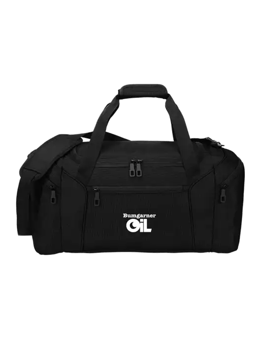 Slim & Lite Black Duffel    w/Bumgarner Oil Logo