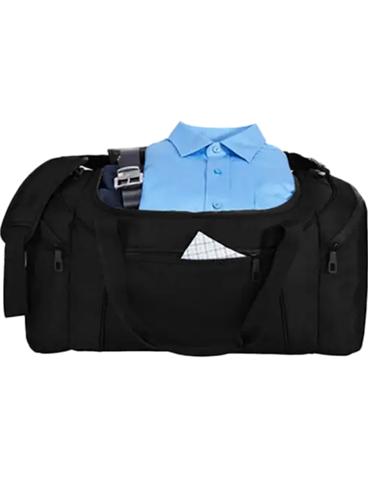 Slim & Lite Black Duffel    w/Bumgarner Oil Logo