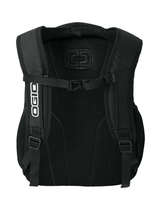 OGIO Black/Silver Excelsior Laptop Backpack w/Bumgarner Oil Logo